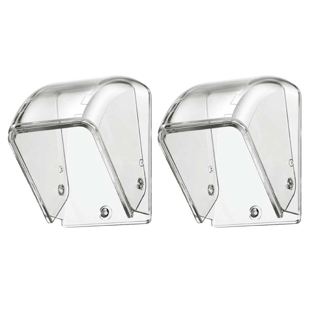 Pc Waterproof Doorbell Cover,Transparent Rainproof Wireless Doorbell Box,2Pcs 9313598224781