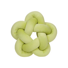 Soft Plush Velvet Knot Pillow With PP Cotton, Autumn Eucalyptus Stem Decor And Resin Outdoor Frog Statues Friendly Accent Cushion For Modern