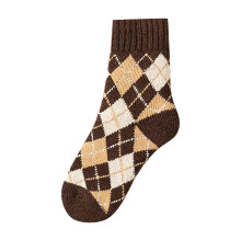 Womens Men's Wool Ankle Socks, Sport Athletic Running Socks Fall Winter Warmer Plus Velvet Thickened Mid-Tube Wool Sock