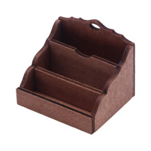Mini Magazine Rack for 1:12 Dollhouse, Compatible with Modern Dollhouse Living Room & Coffee Area