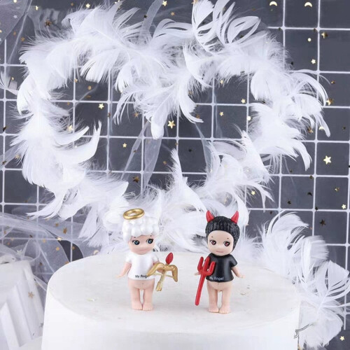 Διακοσμητικά για Cupcake για Πάρτι Αρραβώνων, Λευκό Διακοσμητικό Τούρτας, 1 Τεμάχιο 1