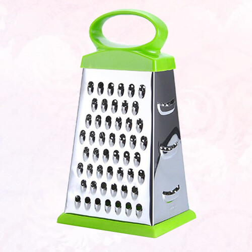 Ralador de aço inoxidável para uso na cozinha, cor verde, fácil de limpar e com design moderno. 7,8 polegadas (19,8 cm)