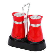 Ensemble de salière et poivrière en acier inoxydable avec flacons en verre, compatible avec les tables à manger, les camping-cars, le camping et