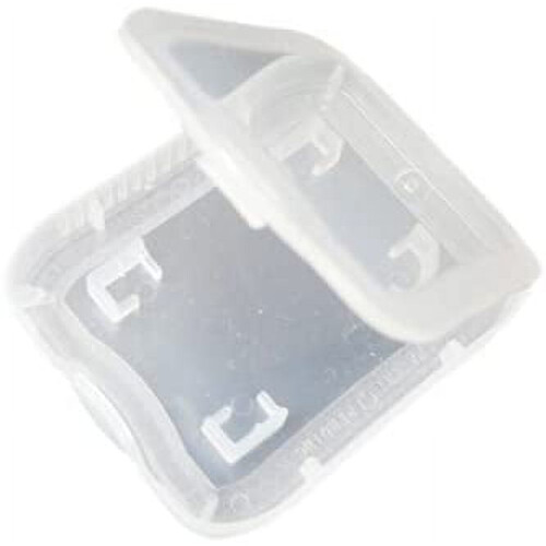 Plastic Secure Digital Memory Card Case and Holder for SD - 3 Case Pack no memory cards included