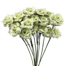 Bouquet de roses artificielles en soie réalistes, 66 cm (26 pouces), 3 têtes, pour la Saint-Valentin, la fête des mères, les mariages et la