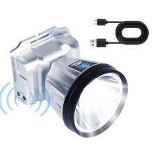 Wiederaufladbare LED-Stirnlampe, 90000 L, 3 Modi, IP31