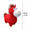 Cavalo de pelúcia vermelho de 28 cm (11 polegadas) 2