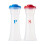 Salt and Pepper Shaker Set - Hourglass Plastic Containers 1