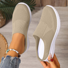 Willtoo Women's Wide Width Arch Support Slip-On Sneakers