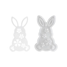 Easter silicone bunny mold for candles chocolate candy