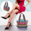 Borsa a tracolla HEMOTON a righe in tela patchwork, borsa a mano da donna, borse da donna per 6