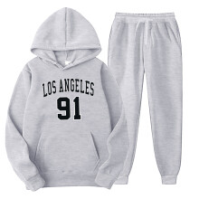 Mens Hoodies Men and Women Autumn and Winter Fashion Casual Letter Printed Sweater Pants Sports Suit
