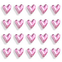 12PCS Refrigerator Magnets Pink Magnets for Fridge 0.83in Small Love Heart Cute Decorative Magnet Set for Home Kitchen Office Whiteboard Decor