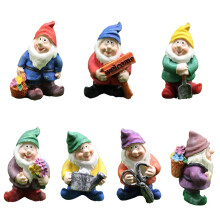 Polyresin Dwarf Garden Ornament Set7pcs