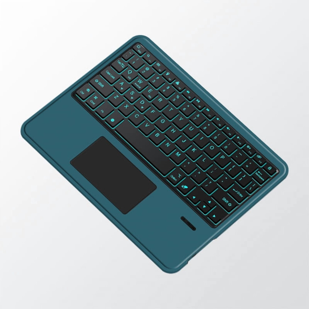 Deutsch Wireless Bluetooth Backlight Touchpad Keyboard For Phone Compatible With Ipad Tablet Laptop German Keyboard For Android Ios Windows 9329345377969