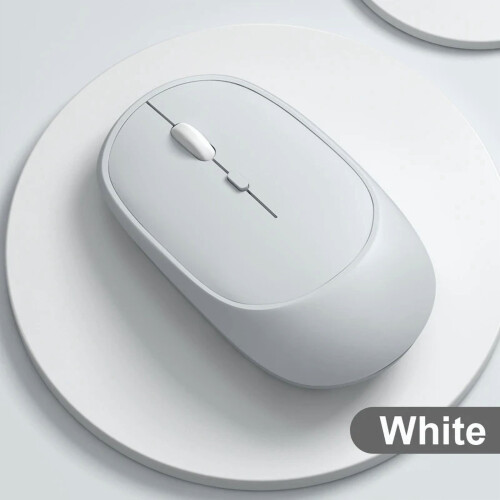 Draadloze oplaadbare muis met dubbele modus: 2,4G/Bluetooth