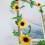 Charming Sunflower String Lights, Battery Operated for Versatile Decorative Use 6