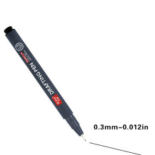 11-Pc Black Micro-Pen Set, Water-Based Waterproof Archival Ink, Fine Point for Art, Watercolor, Sketching, Anime – Compatible with All Standard Pen