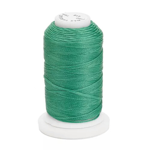 Gewaxt polyesterkoord, zeegroen, 1 mm, 76 yards per rol