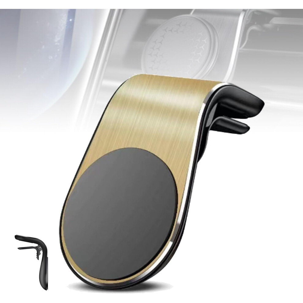 Phone Holder, Mobile Phone Navigation Magnetic Bracket, L Type 360 Rotatable Car Mount Magnet Universal Car Cellphone Holder, For Any Smartphone Black/Silver/Red 9087558480202