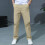 Boy Uniform Pants Khaki Pull-On Chino Straight 8-9 Years 2