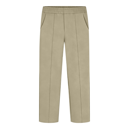 Boys Stretch Chino School Pants Khaki Pull-On Size 4-5 2