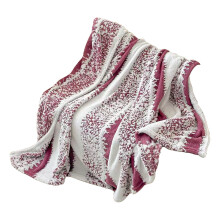 Couverture douce et moelleuse en polaire cationique, design ultra-confortable et léger, idéale pour se détendre sur le canapé et faire une sieste