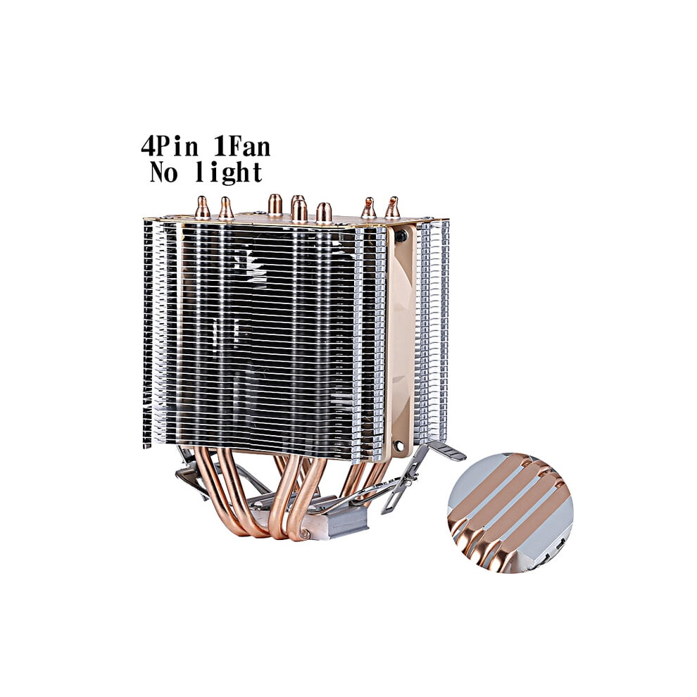 Cpu Cooler Air-Cooled Radiator With 4 Heat Pipes For Lga 971050773179