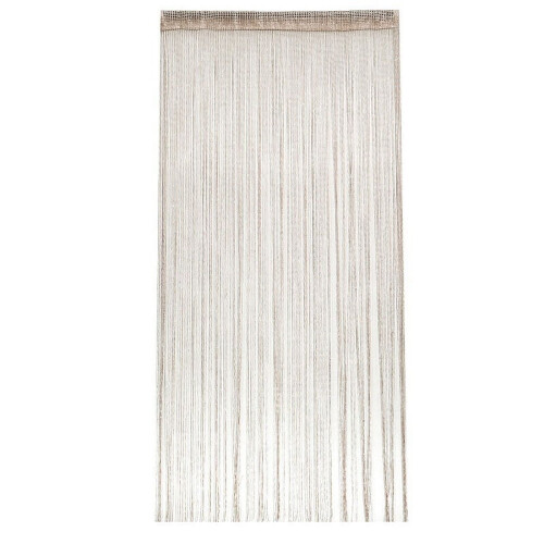 Hanging Beaded Curtains String Curtain Panels Door Fly Screen Room Divider 2PC