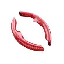 Coprivolante antiscivolo per Honda Vezel, Civic, XR-V, CR-V, Accord e altri modelli – Compatibile con i modelli Honda – Rosso lucido, 38 cm
