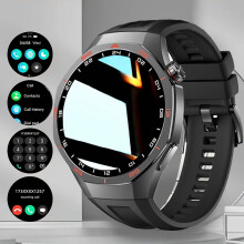 2025Populaire ronde smartwatch: metalen behuizing, keramische basis, groot 2,01 inch display, draadloos bellen voor mannen en vrouwen