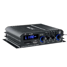 S-299 4*400W 4.1CH Mini Power Amplifier Home Theater Amplifiers Home Car Wireless Amplifier USB/SD AUX,Low Profile Design