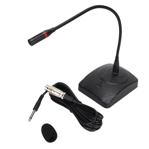 Conference Microphone with Adjustable Condenser, Anti Interference Snap Lock for Professional Meetings