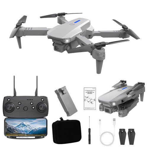 Dron plegable HD 1080p con cámara gran angular