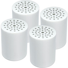 4-pack 15-stegs duschfilterpatron, avhärdare för hårt vatten, kompatibel med liknande modeller
