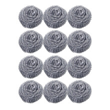 Plastic Dish Scrubbers – 5PCS Round Poly Mesh Scouring Pads, Assorted Colors, for Kitchen Cleaning