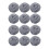 Plastic Dish Scrubbers – 5PCS Round Poly Mesh Scouring Pads, Assorted Colors, for Kitchen Cleaning 1