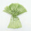 Lichtgroene DIY-kwastjes, 7,6 cm, 100 stuks 1