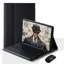 Slim Keyboard Case Compatible with Xiaomi Redmi Pad 10.61" (2022), Detachable Keyboard, Smart Touchpad, Auto Sleep – Black