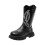 Botas vaqueras infantiles estilo retro con bordado alto 3