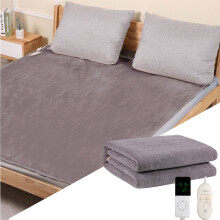 Couverture chauffante Xoxingysm, 81 x 152 cm, flanelle douce, 4 minuteries + 6 niveaux de chaleur, cadeau chaleureux pour grand-mère – Compatible