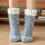 Stocaí Slipper Tiubha Línithe le Olann Uain do Mhná, 1 Péire 1