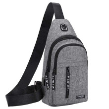 Dengmore waterdichte crossbody rugzak grijs