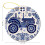 Christmas Tractor Ornament Blue Cartoon Design 1 Piece 3