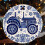 Christmas Tractor Ornament Blue Cartoon Design 1 Piece 4