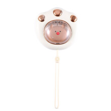 Compact Rechargeable Hand Warmer Cute Cat Design Office Use Heater Mini Fast Heat Led Light Two-Level Warmth Mode Portable Winter Essentials