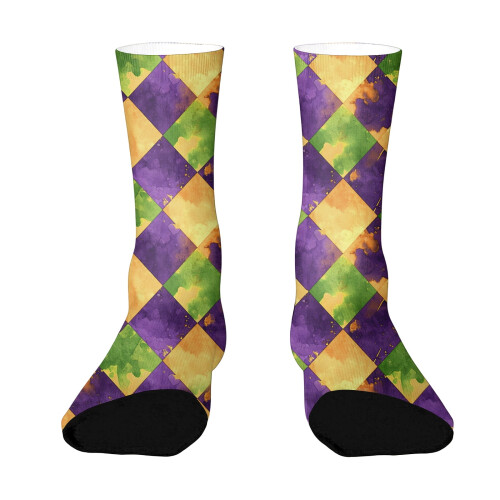 Willtoo Compression Socks for Women Watercolor Polka Dot 1