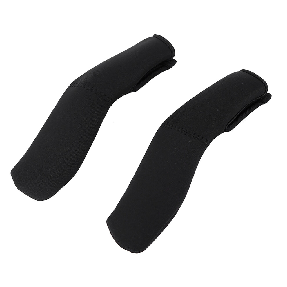 Black Neoprene Baby Stroller Grip Cover 18.55cm Handle Protector