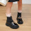 Children's Knitted Breathable Short Boots 5