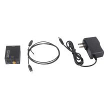 Digitaler Audio-Konverter mit elektromagnetisch störungsfreier Übertragung und Mehrkanal-Surround-Sound für unkomplizierten Plug-and-Play-Einsatz